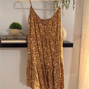 Old Navy Floral Brown Dress